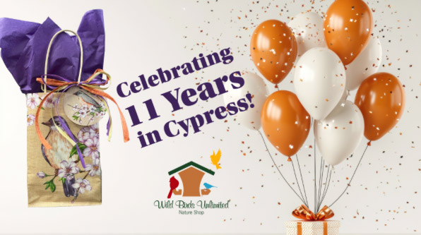 Celebrating 11 years - Wild Birds Unlimited