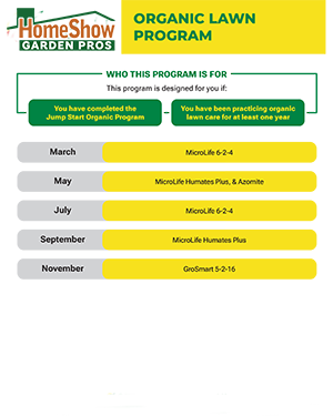 Organic Lawn Program